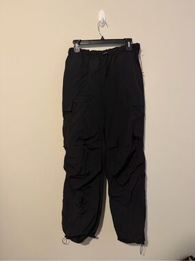 Love Tree Black Parachute Pants Medium NWT Gorpcore Y2K Joggers